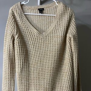 Rue 21 Oversized Sweater Tan size Large